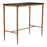 Zuo Modern Nida Bar Table, Black/Bronze