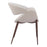 Zuo Modern Limay Dining Chair Set of 2, Beige/Walnut