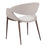 Zuo Modern Limay Dining Chair Set of 2, Beige/Walnut