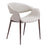 Zuo Modern Limay Dining Chair Set of 2, Beige/Walnut
