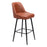 Zuo Modern Keppel Swivel BarStool, Brown - 109974