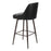 Zuo Modern Keppel Swivel BarStool, Black/Bronze