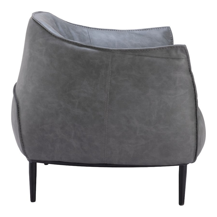 Zuo Modern Julian Accent Chair, Gray