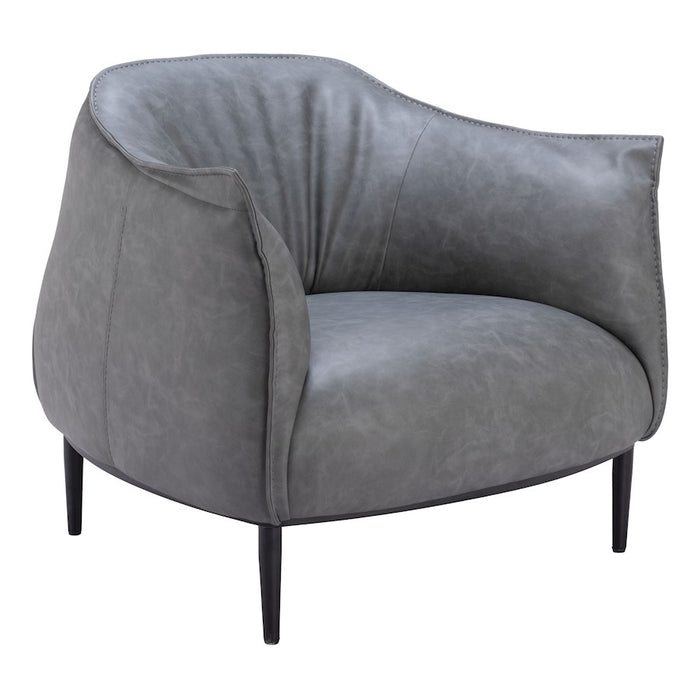 Zuo Modern Julian Accent Chair, Gray