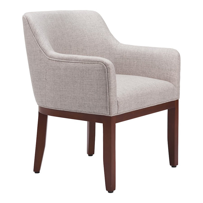 Zuo Modern Berbera Dining Chair, Gray