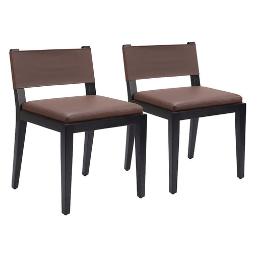 Zuo Modern Roxas Dining Chair Set of 2, Brown - 109979