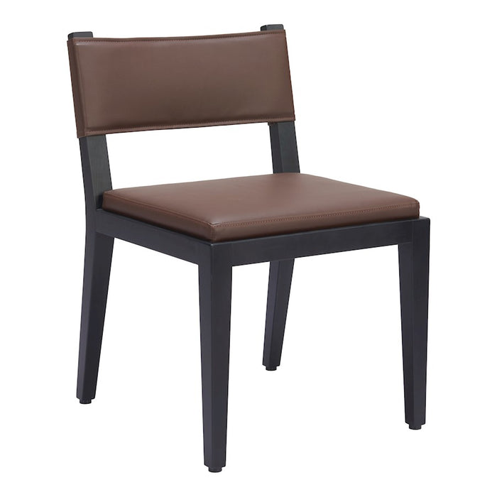 Zuo Modern Roxas Dining Chair Set of 2, Brown