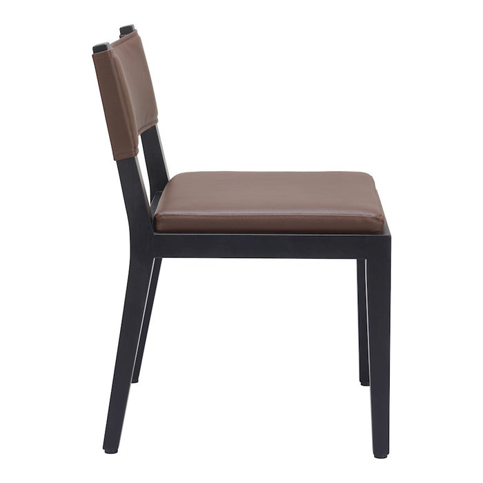 Zuo Modern Roxas Dining Chair Set of 2, Brown