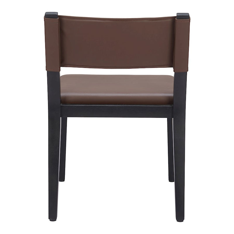 Zuo Modern Roxas Dining Chair Set of 2, Brown