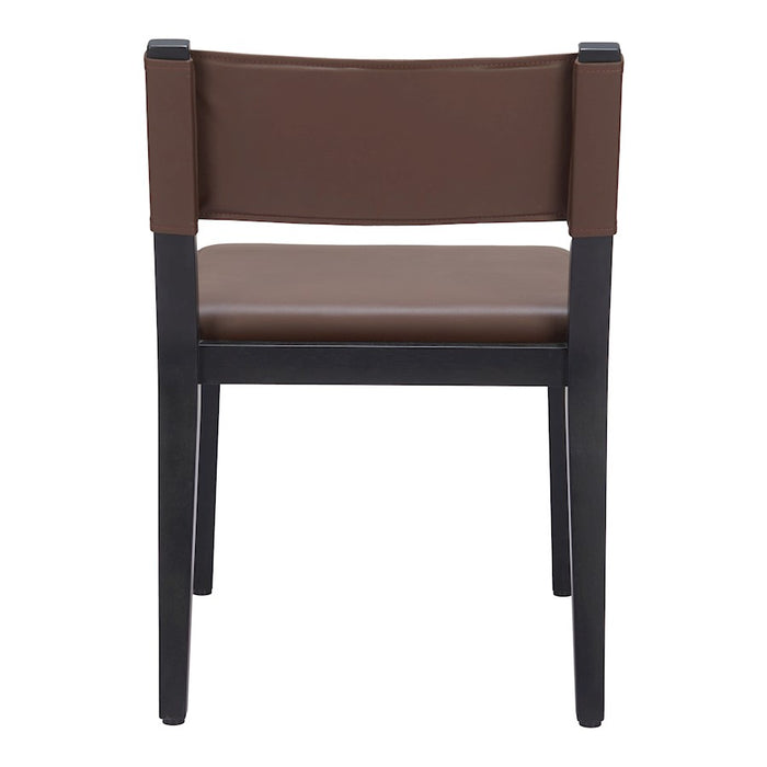 Zuo Modern Roxas Dining Chair Set of 2, Brown