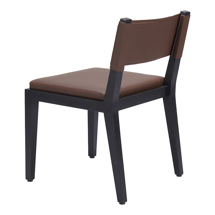 Zuo Modern Roxas Dining Chair Set of 2, Brown