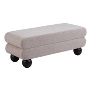 Zuo Modern Davao Bench, Gray - 109980