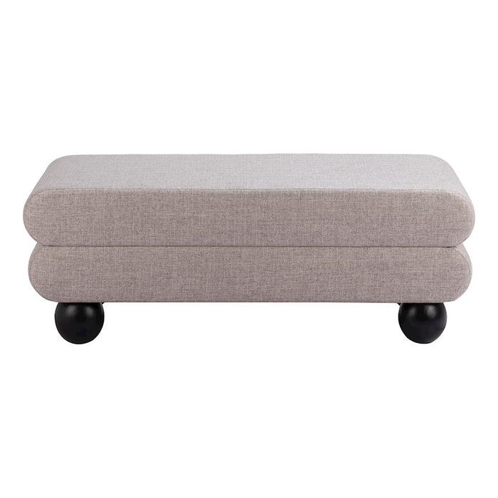 Zuo Modern Davao Bench, Gray