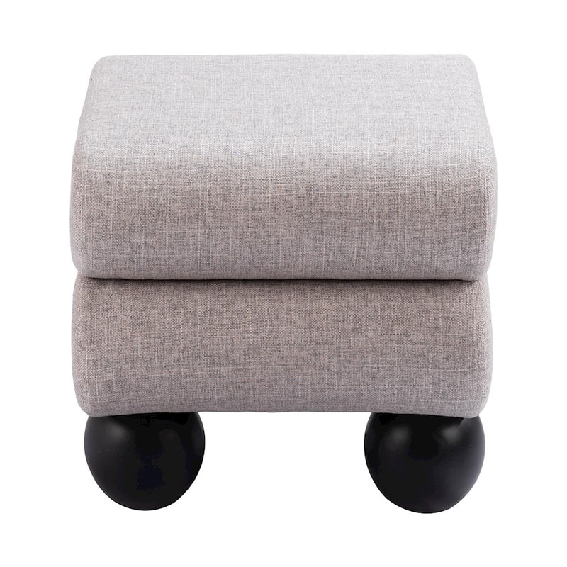 Zuo Modern Davao Ottoman, Gray
