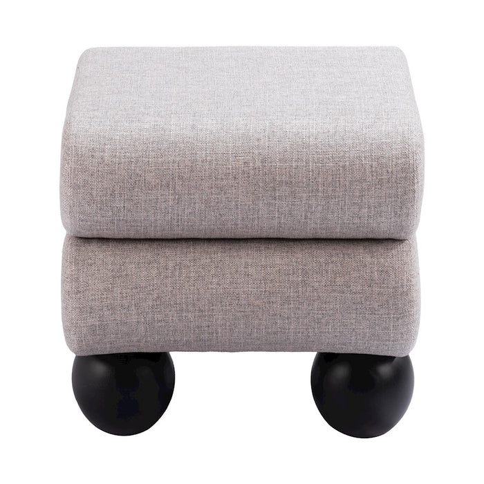 Zuo Modern Davao Ottoman, Gray