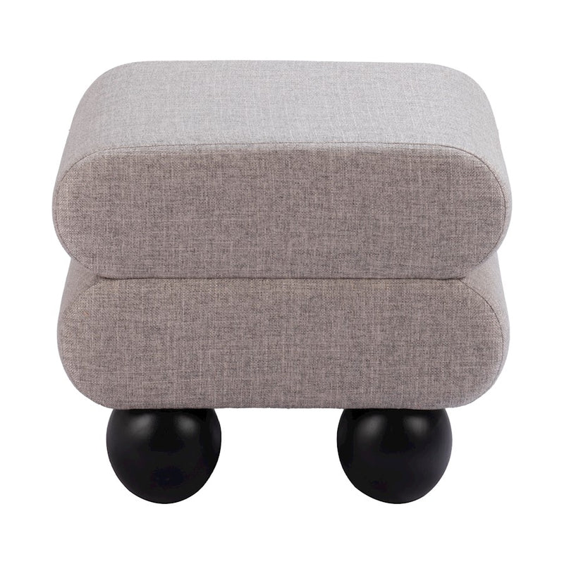 Zuo Modern Davao Ottoman, Gray