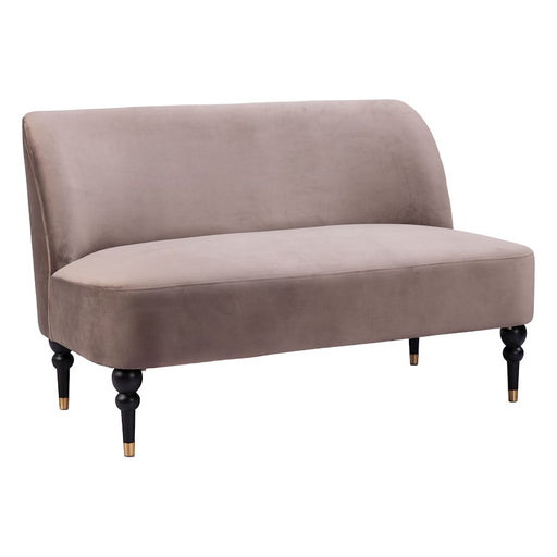 Zuo Modern Bintulu Loveseat, Taupe