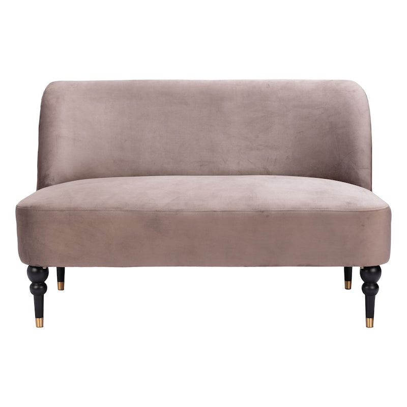 Zuo Modern Bintulu Loveseat, Taupe