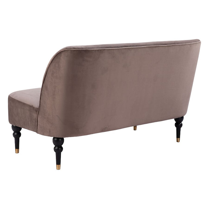 Zuo Modern Bintulu Loveseat, Taupe