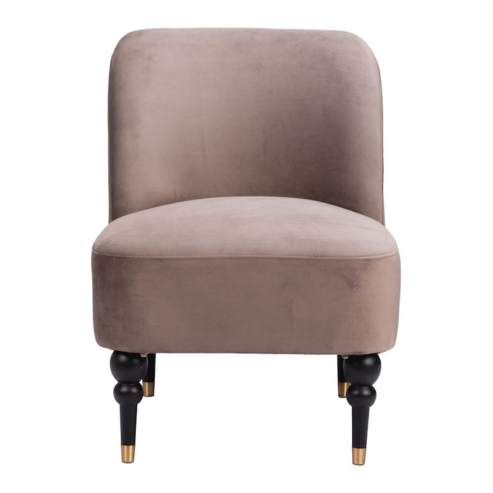 Zuo Modern Bintulu Accent Chair, Taupe