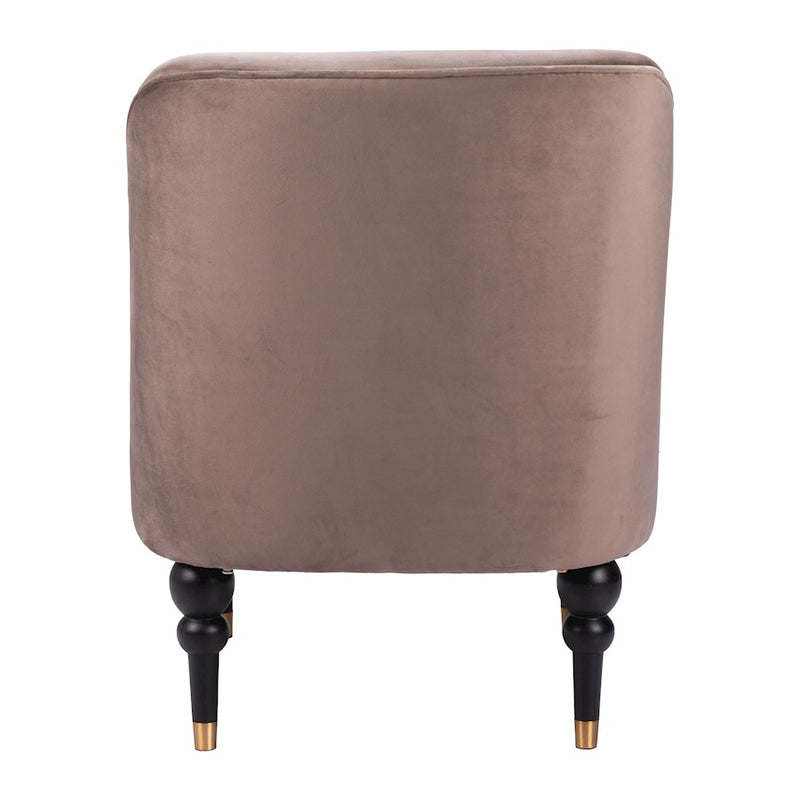 Zuo Modern Bintulu Accent Chair, Taupe
