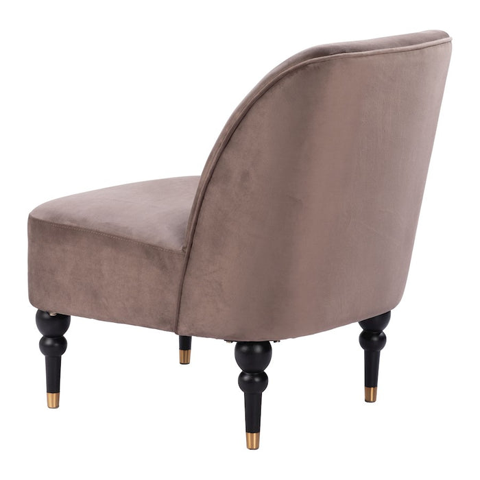 Zuo Modern Bintulu Accent Chair, Taupe