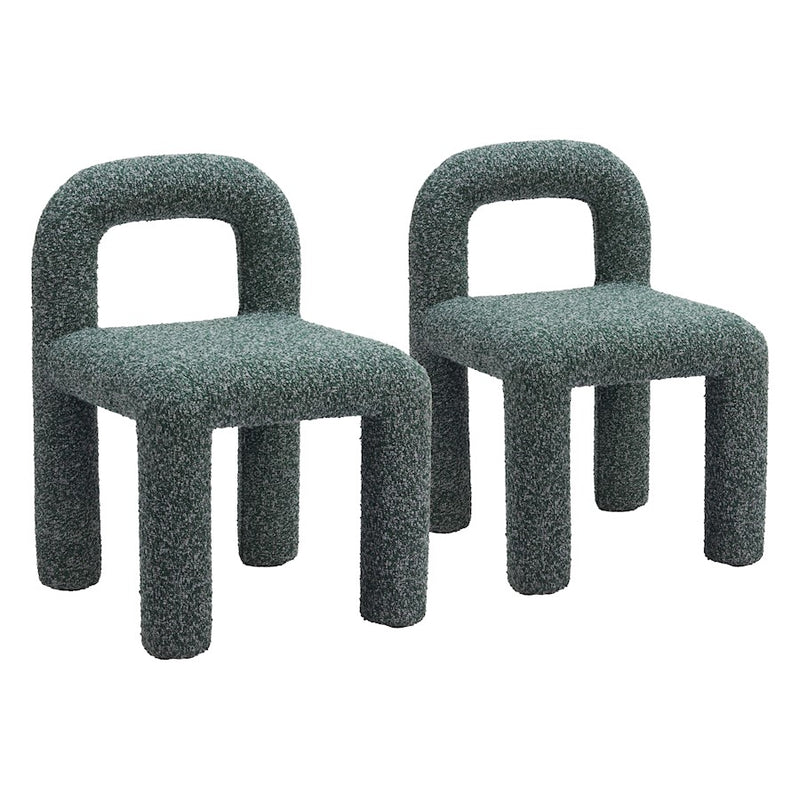 Zuo Modern Arum Dining Chair Set of 2, Snowy Green - 109988