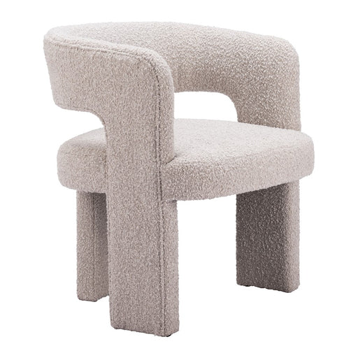 Zuo Modern Java Accent Chair, Sandy Beige - 109989