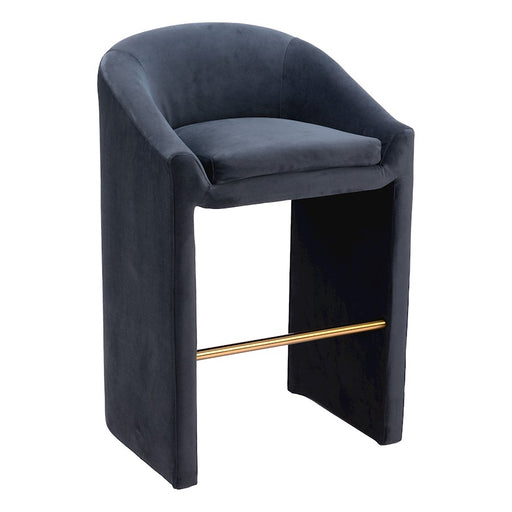 Zuo Modern Emas BarStool, Midnight Gray - 109991