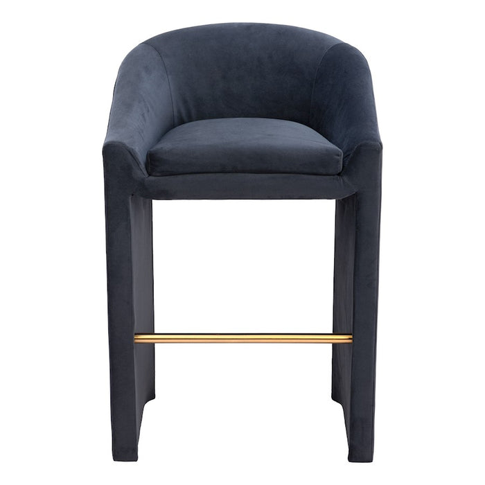 Zuo Modern Emas BarStool, Midnight Gray