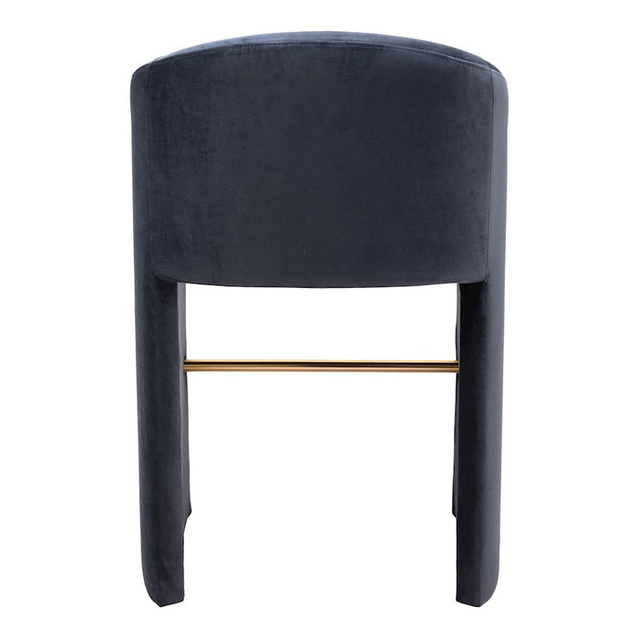 Zuo Modern Emas BarStool, Midnight Gray