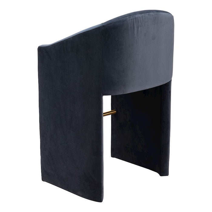 Zuo Modern Emas BarStool, Midnight Gray