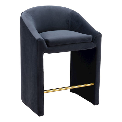 Zuo Modern Emas Counter Stool, Midnight Gray