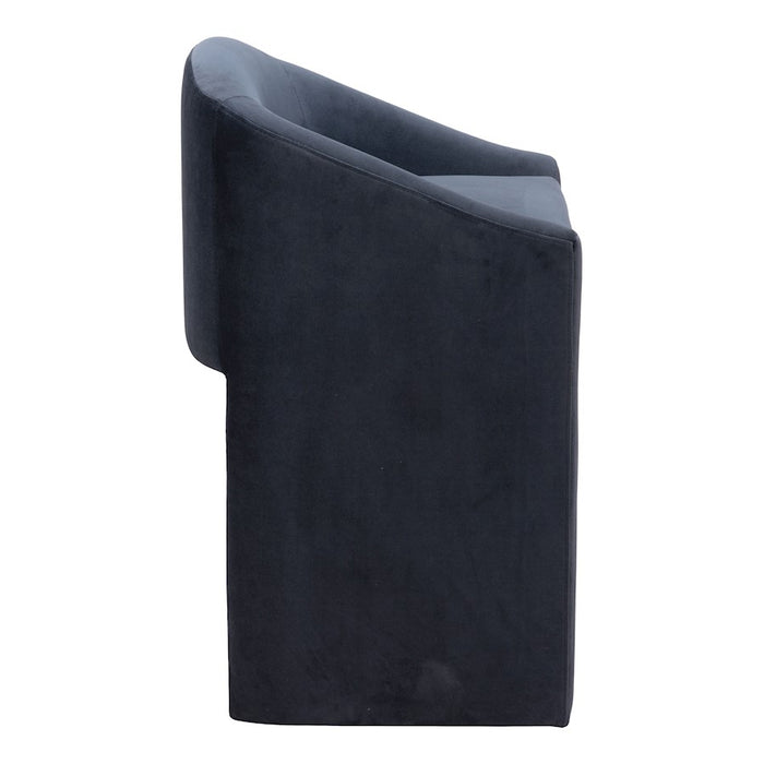 Zuo Modern Emas Counter Stool, Midnight Gray