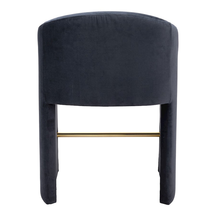 Zuo Modern Emas Counter Stool, Midnight Gray