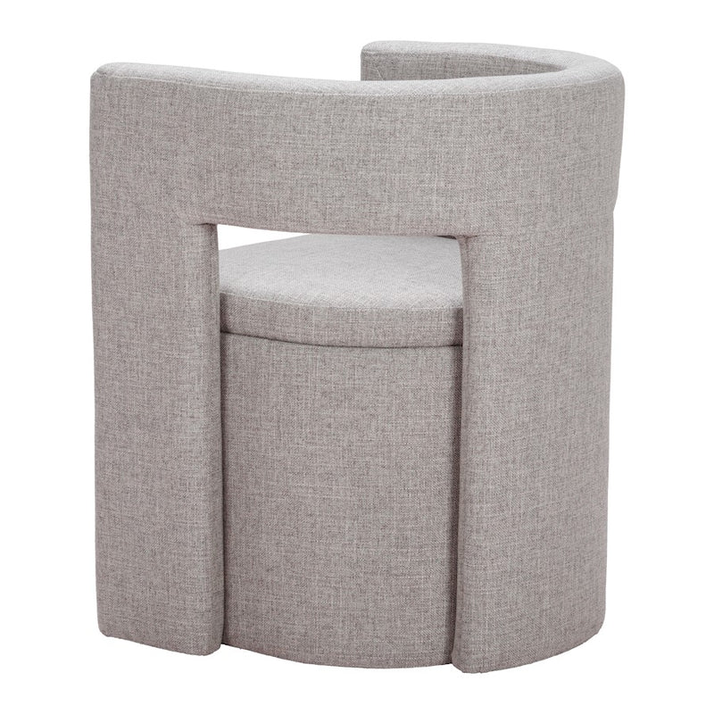 Zuo Modern Papua Dining Chair, Gray