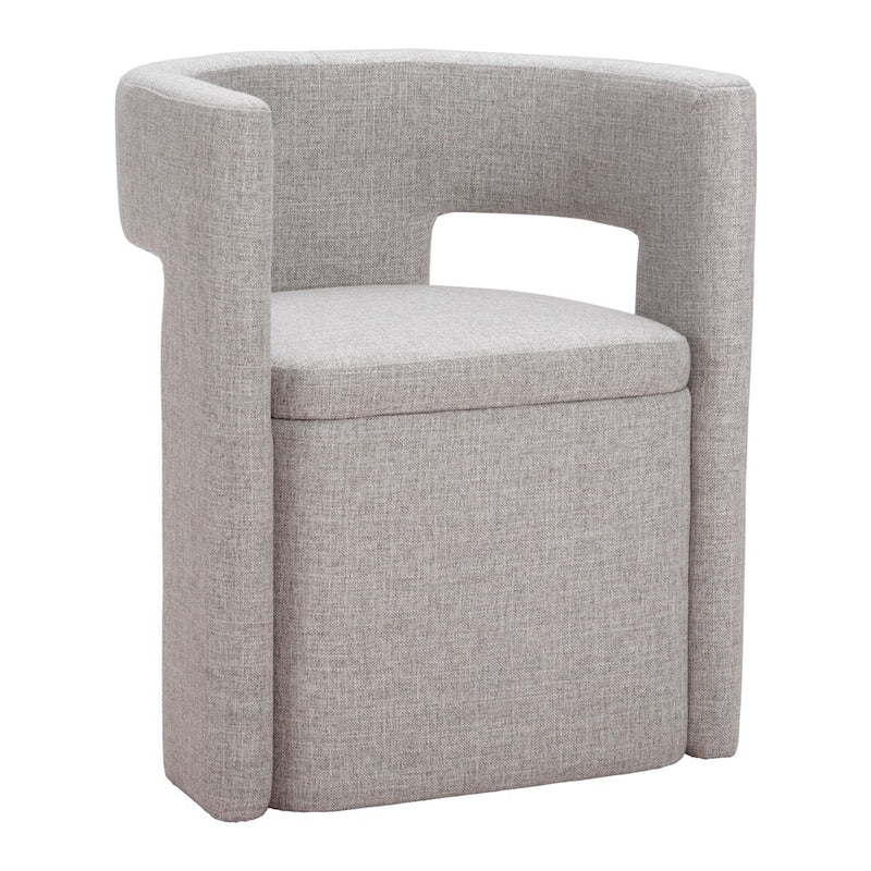 Zuo Modern Papua Dining Chair, Gray