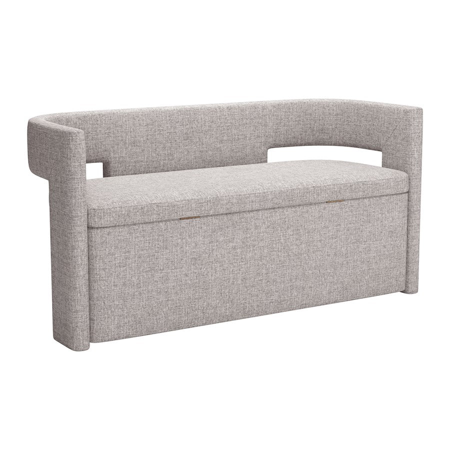 Zuo Modern Papua Storage Bench, Gray - 109994