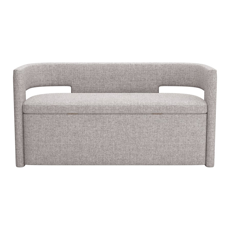 Zuo Modern Papua Storage Bench, Gray
