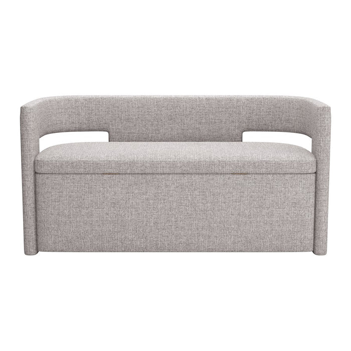 Zuo Modern Papua Storage Bench, Gray