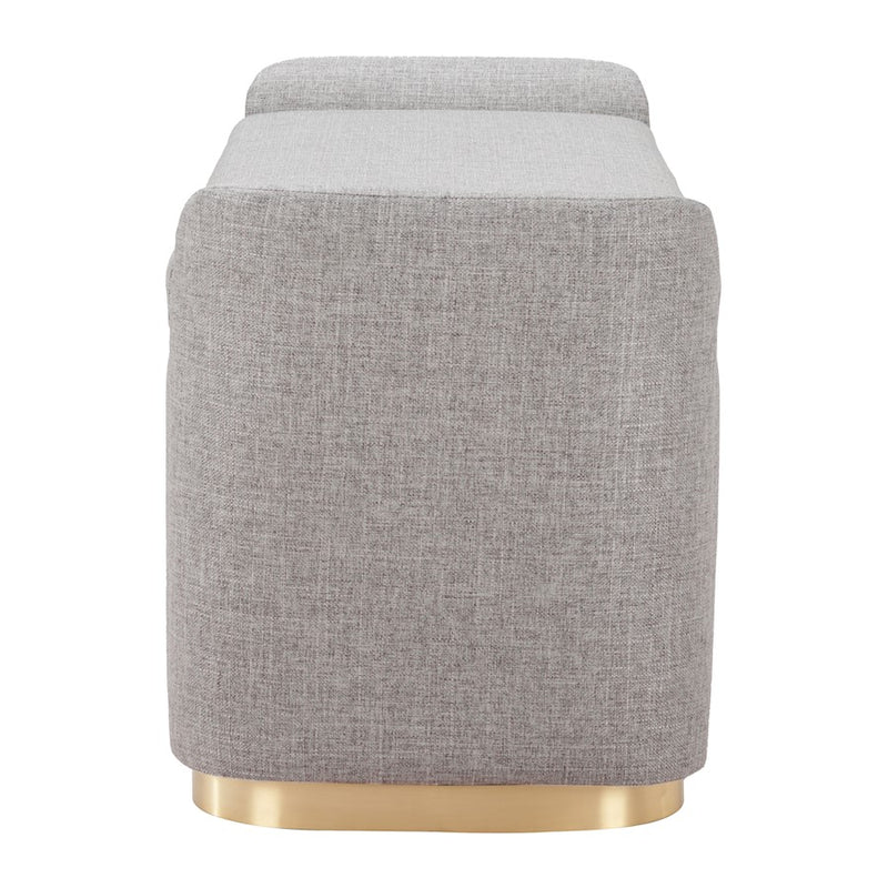Zuo Modern Dobo Storage Bench, Gray