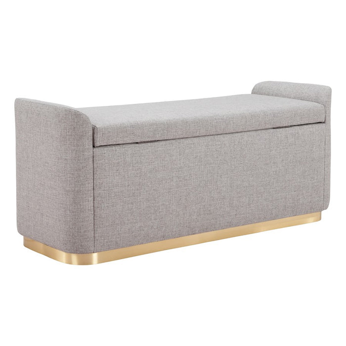 Zuo Modern Dobo Storage Bench, Gray