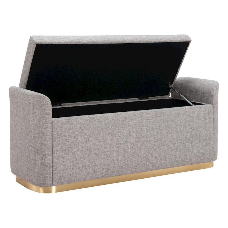 Zuo Modern Dobo Storage Bench, Gray