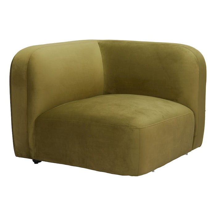Zuo Modern Biak Corner Chair, Green