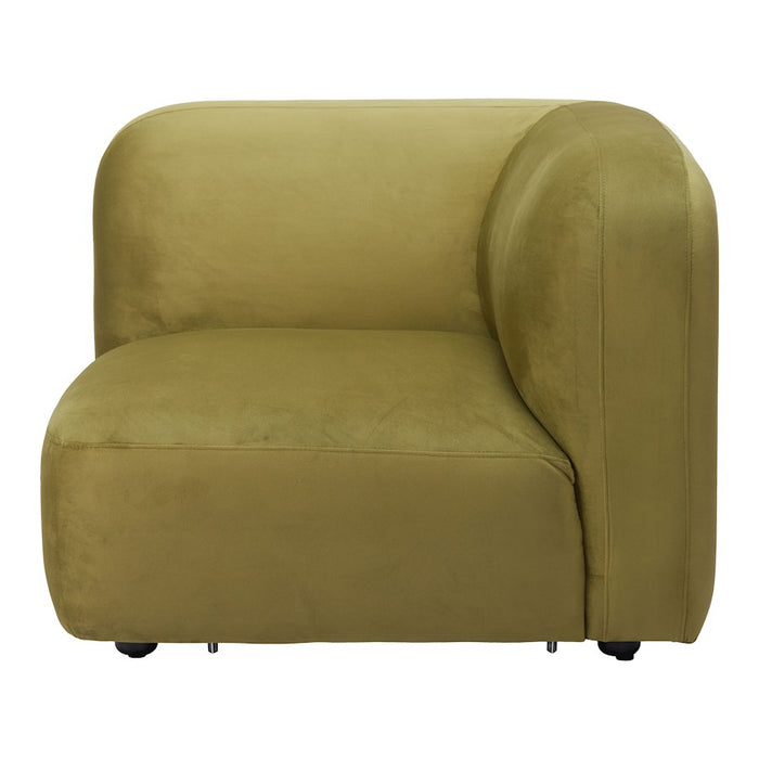 Zuo Modern Biak Corner Chair, Green