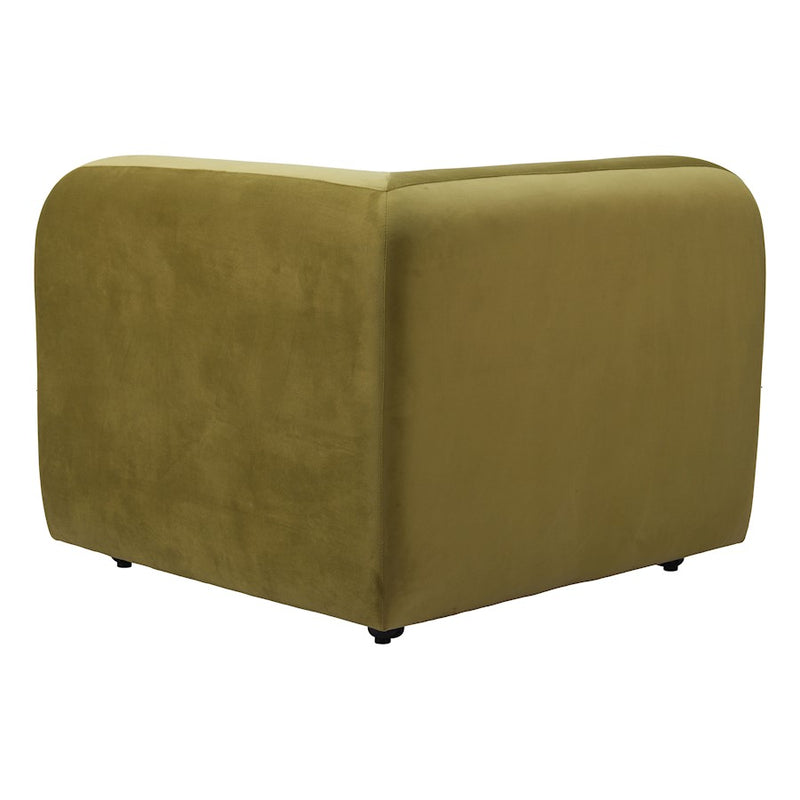 Zuo Modern Biak Corner Chair, Green