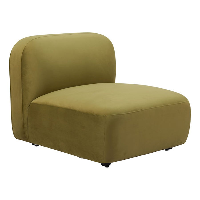 Zuo Modern Biak Middle Chair, Green