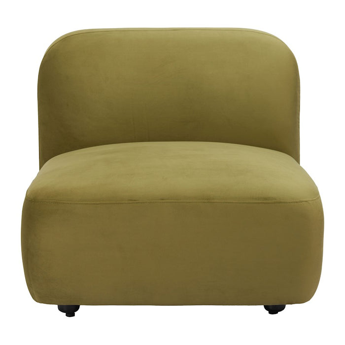Zuo Modern Biak Middle Chair, Green