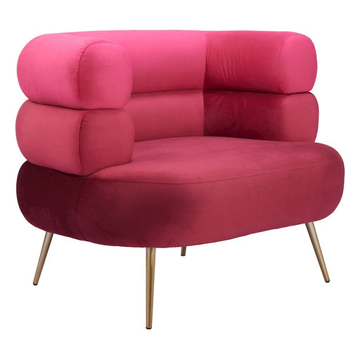 Zuo Modern Arish Accent Chair, Red