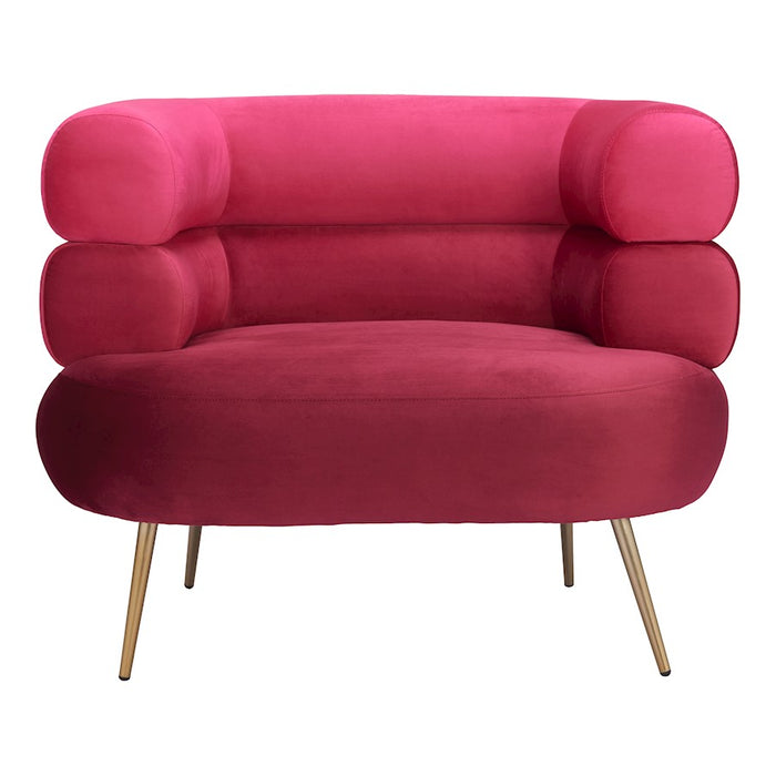 Zuo Modern Arish Accent Chair, Red